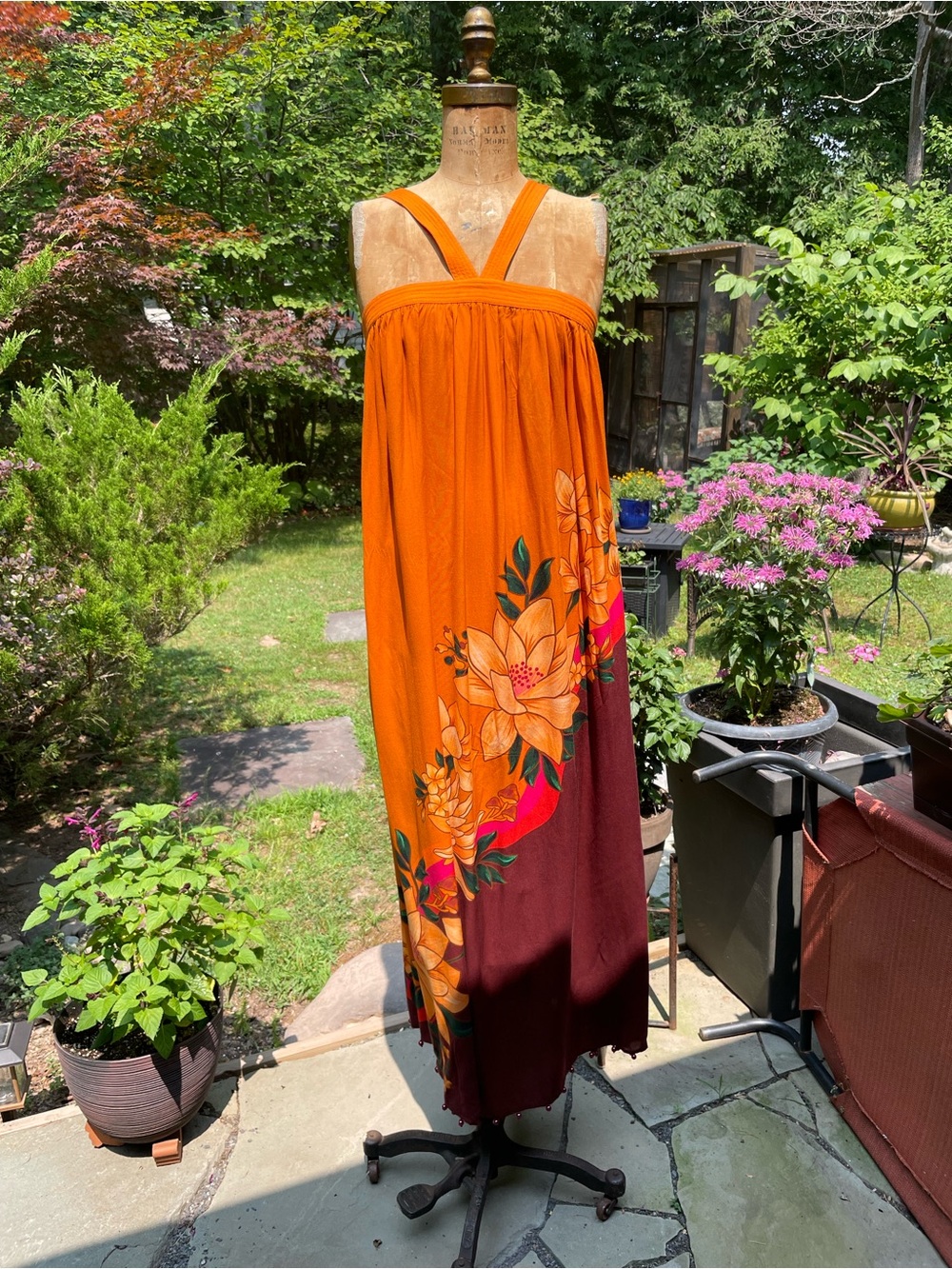 Farm Rio Halter Maxi Dress